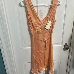 Slip Dress. Pepper Mayo size 6. Mango Shimmer